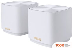 Wi-Fi роутер ASUS ZENWIFI AX MINI XD5 (2 ШТ., БЕЛЫЙ) (12933)
