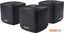 Wi-Fi роутер ASUS ZENWIFI AX MINI XD4 (3 ШТ., ЧЕРНЫЙ) (12930)