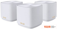 Wi-Fi роутер ASUS ZENWIFI AX MINI XD4 (3 ШТ., БЕЛЫЙ) (12929)