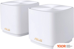 Wi-Fi роутер ASUS ZENWIFI AX MINI XD4 (2 ШТ, БЕЛЫЙ) (12927)