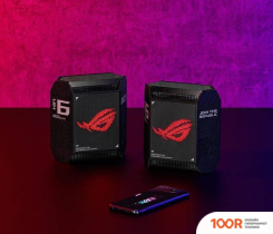 Wi-Fi роутер ASUS ROG RAPTURE GT6 (2 ШТ., ЧЕРНЫЙ) (12880)