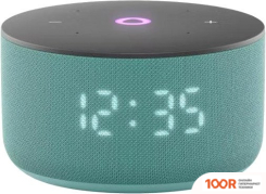 Беспроводная колонка Яндекс СТАНЦИЯ МИНИ 3 С ЧАСАМИ (БИРЮЗОВЫЙ) (12843)