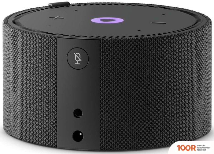 Беспроводная колонка Яндекс СТАНЦИЯ МИНИ 2 С ЧАСАМИ (ЧЕРНЫЙ ОНИКС) (12842)