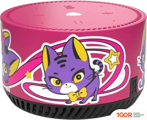 Беспроводная колонка Яндекс СТАНЦИЯ ЛАЙТ RAINBO CATTY (12806)