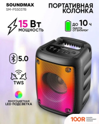 Беспроводная колонка Soundmax SM-PS5037B (12403)
