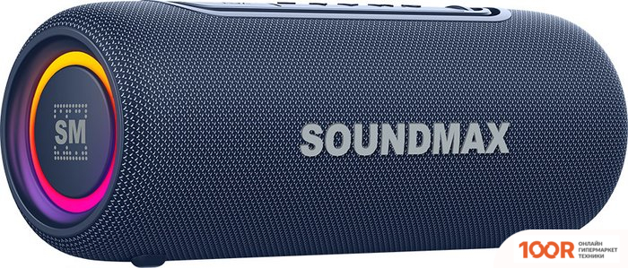 Беспроводная колонка Soundmax SM-PS5026B (ТЕМНО-СИНИЙ) (12396)