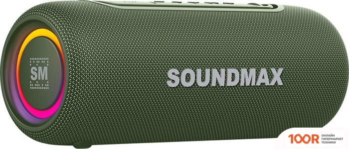 Беспроводная колонка Soundmax SM-PS5026B (ТЕМНО-ЗЕЛЕНЫЙ) (12395)