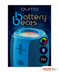 Беспроводная колонка QUMO BATTERYBEATS (СИНИЙ) (12017)