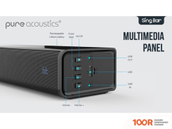 Беспроводная колонка Pure Acoustics SING BAR (12015)