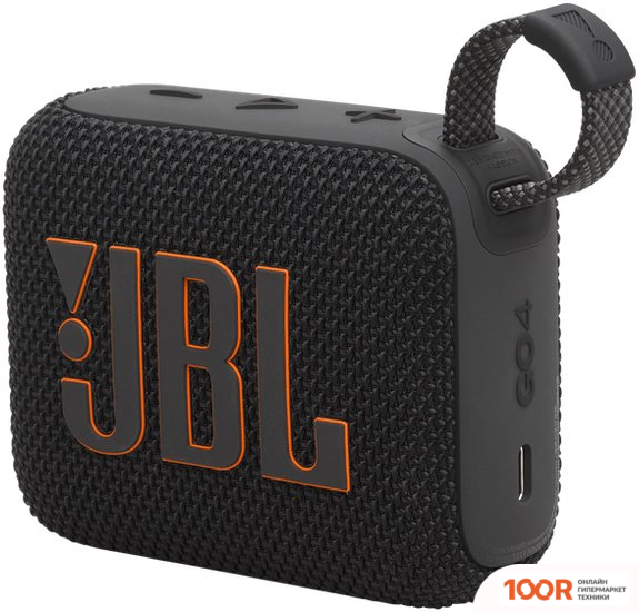 Беспроводная колонка JBL GO 4 (ЧЕРНЫЙ) (11450)
