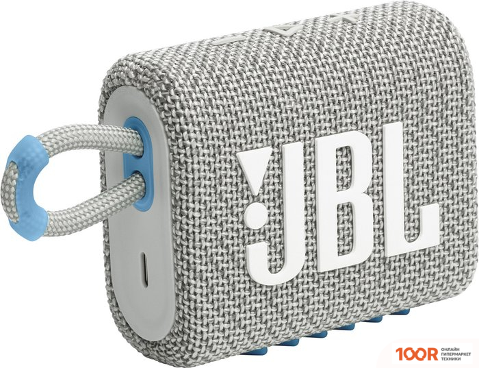 Беспроводная колонка JBL GO 3 ECO (СЕРЫЙ) (11442)