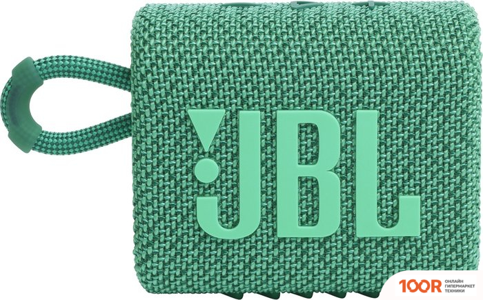 Беспроводная колонка JBL GO 3 ECO (ЗЕЛЕНЫЙ) (11441)