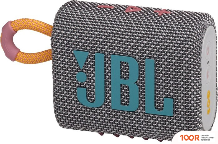 Беспроводная колонка JBL GO 3 (СЕРЫЙ) (11436)