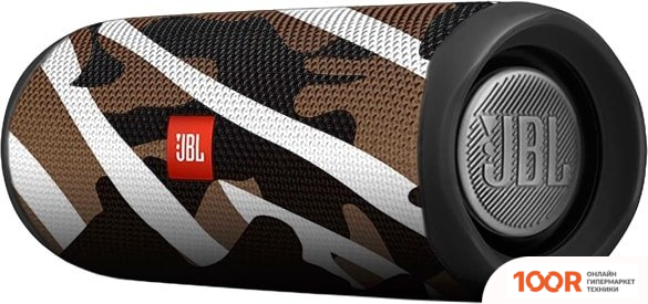 Беспроводная колонка JBL FLIP 5 (ЧЕРНО-КОРИЧНЕВЫЙ КАМУФЛЯЖ) (11405)