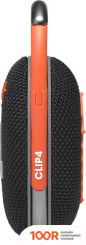 Беспроводная колонка JBL CLIP 4 (ЧЕРНЫЙ/ОРАНЖЕВЫЙ) (11393)
