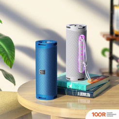 Беспроводная колонка Hoco HC9 DAZZLING PULSE (СЕРЫЙ) (11258)