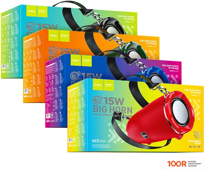 Беспроводная колонка Hoco HC5 COOL ENJOY (ЧЕРНЫЙ) (11245)