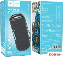 Беспроводная колонка Hoco HC27 (СЕРЫЙ) (11223)