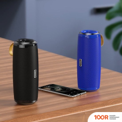 Беспроводная колонка Hoco BS38 COOL FREEDOM (СИНИЙ) (11083)