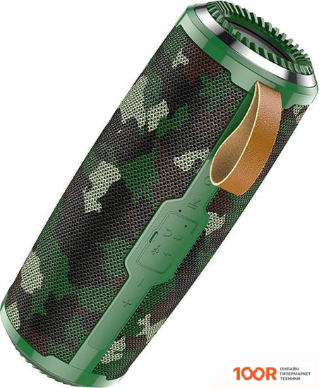 Беспроводная колонка Hoco BS38 COOL FREEDOM (ЗЕЛЕНЫЙ КАМУФЛЯЖ) (11081)