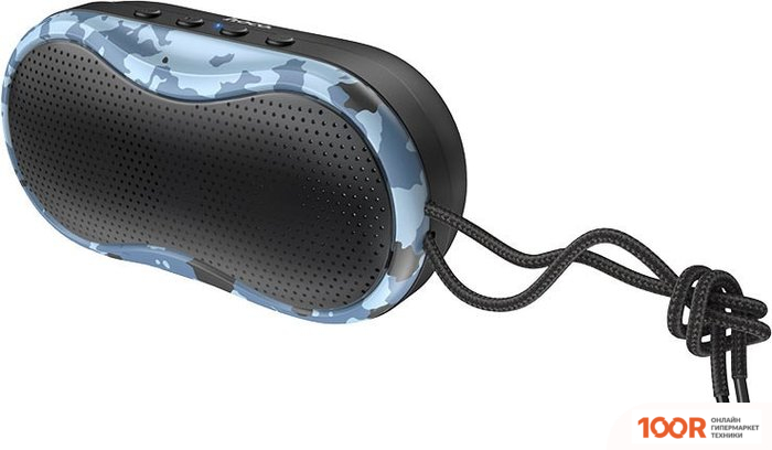 Беспроводная колонка Hoco BS36 HERO SPORTS (СИНИЙ КАМУФЛЯЖ) (11078)