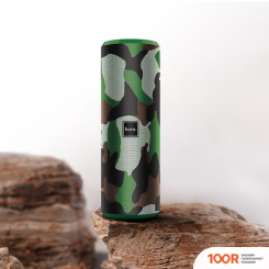 Беспроводная колонка Hoco BS33 VOICE (ЗЕЛЕНЫЙ КАМУФЛЯЖ) (11067)