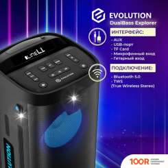 Беспроводная колонка Evolution DUALBASS EXPLORER (10808)