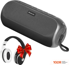 Беспроводная колонка Defender G32 + НАУШНИКИ DEFENDER FREEMOTION B525 (ЧЕРНЫЙ) (10577)