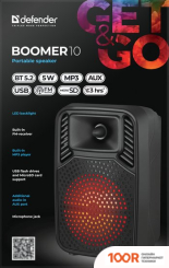 Беспроводная колонка Defender BOOMER 10 (10533)