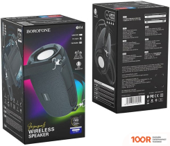 Беспроводная колонка Borofone BR4 (ЧЕРНЫЙ) (10397)