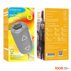 Беспроводная колонка Borofone BR38 (СЕРЫЙ) (10382)