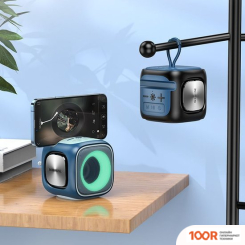 Беспроводная колонка Borofone BR29 (ТЕМНО-СИНИЙ/ГОЛУБОЙ) (10344)