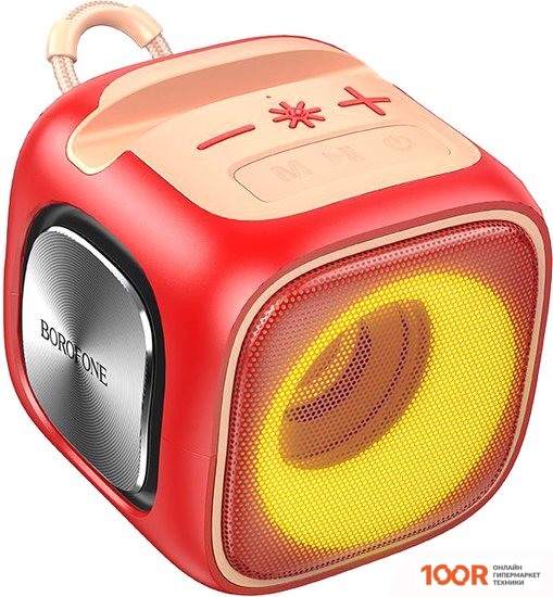 Беспроводная колонка Borofone BR29 (КРАСНЫЙ/РОЗОВЫЙ) (10342)