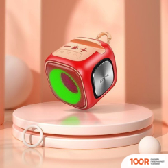 Беспроводная колонка Borofone BR29 (КРАСНЫЙ/РОЗОВЫЙ) (10342)