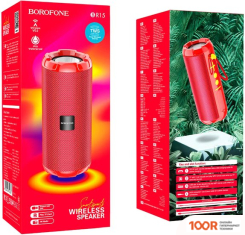 Беспроводная колонка Borofone BR15 (КРАСНЫЙ) (10269)