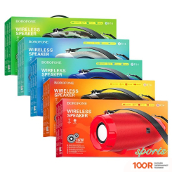 Беспроводная колонка Borofone BR14 (СЕРЫЙ) (10264)