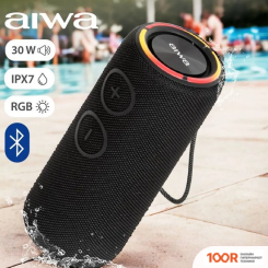 Беспроводная колонка Aiwa PAS-H300 (ЧЕРНЫЙ) (9987)