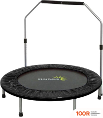 Батут Sundays D121 (С РУЧКОЙ, ЧЕРНЫЙ) (9891)