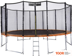 Батут Atlas Sport 490 СМ - 16FT PRO (ОРАНЖЕВЫЙ) (9746)