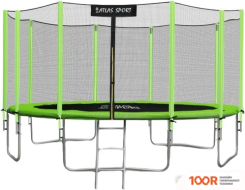 Батут Atlas Sport 465 СМ - 15FT BASIC (С ЛЕСТНИЦЕЙ, ВНЕШНЯЯ СЕТКА, ЗЕЛЕНЫЙ) (9741)