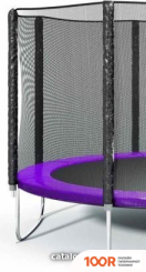 Батут Atlas Sport 435 СМ - 14FT BASIC (С ЛЕСТНИЦЕЙ, ВНЕШНЯЯ СЕТКА, СЛИВОВЫЙ) (9739)
