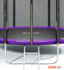 Батут Atlas Sport 404 СМ - 13FT BASIC (С ЛЕСТНИЦЕЙ, ВНЕШНЯЯ СЕТКА, СЛИВОВЫЙ) (9733)