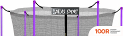 Батут Atlas Sport 312 СМ - 10FT INSIDE (С ЛЕСТНИЦЕЙ, ВНУТРЕННЯЯ СЕТКА, ФИОЛЕТОВЫЙ) (9720)