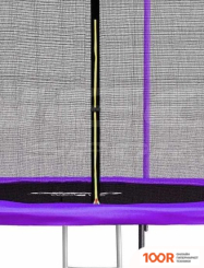 Батут Atlas Sport 312 СМ - 10FT INSIDE (С ЛЕСТНИЦЕЙ, ВНУТРЕННЯЯ СЕТКА, ФИОЛЕТОВЫЙ) (9720)