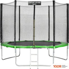 Батут Atlas Sport 312 СМ - 10FT BASIC (С ЛЕСТНИЦЕЙ, ВНЕШНЯЯ СЕТКА, ЗЕЛЕНЫЙ) (9718)