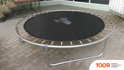 Батут Atlas Sport 312 СМ - 10FT (С ЛЕСТНИЦЕЙ, ВНУТРЕННЯЯ СЕТКА, ЗЕЛЕНЫЙ) (9715)