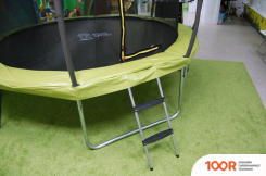 Батут Atlas Sport 252 СМ - 8FT MASTER (С ЛЕСТНИЦЕЙ, ЗЕЛЕНЫЙ) (9712)