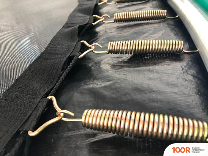 Батут Atlas Sport 252 СМ - 8FT BASIC (С ЛЕСТНИЦЕЙ, ВНЕШНЯЯ СЕТКА, СЛИВОВЫЙ) (9711)