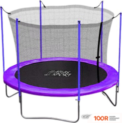 Батут Atlas Sport 183 СМ - 6FT (БЕЗ ЛЕСТНИЦЫ, ВНУТРЕННЯЯ СЕТКА, СЛИВОВЫЙ) (9702)