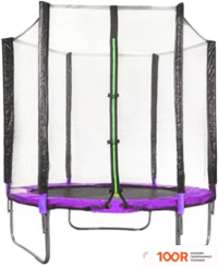 Батут Atlas Sport 183 СМ - 6FT (БЕЗ ЛЕСТНИЦЫ, ВНЕШНЯЯ СЕТКА, СЛИВОВЫЙ) (9701)